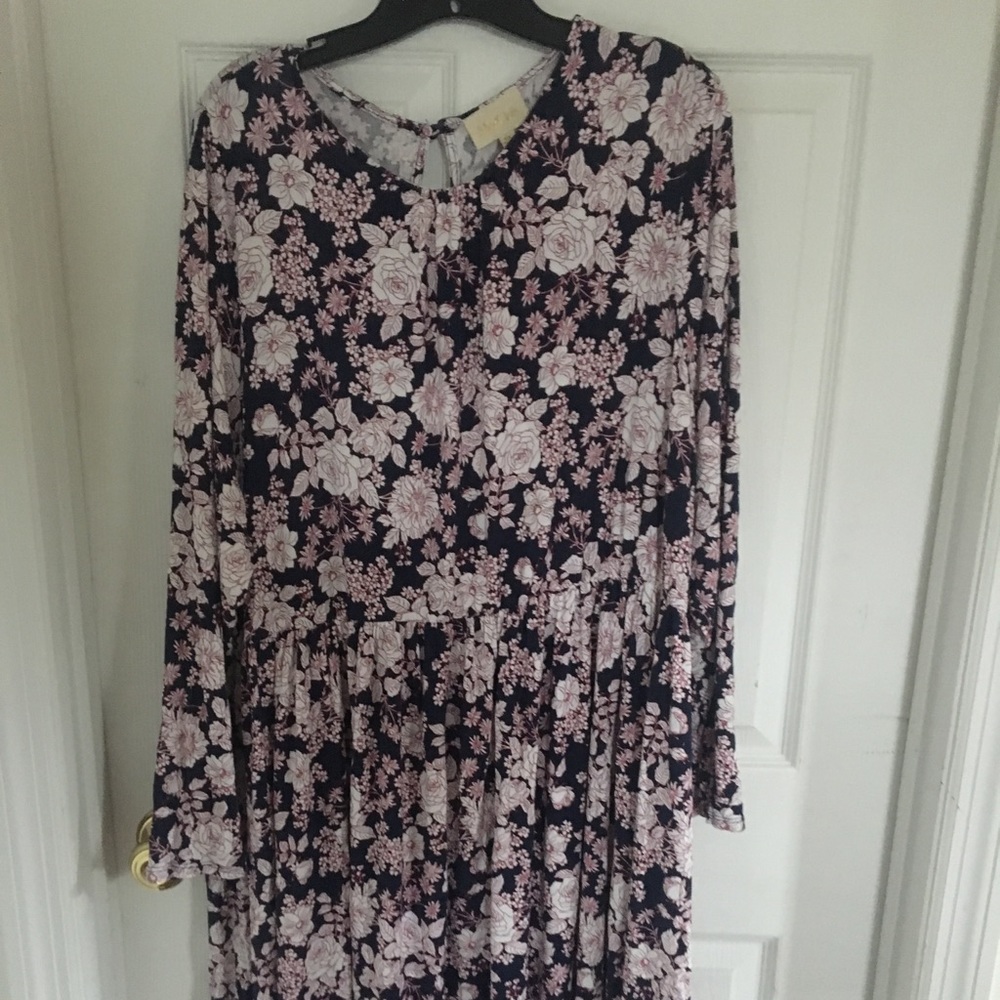 Long-sleeve ModCloth plus dress 4x